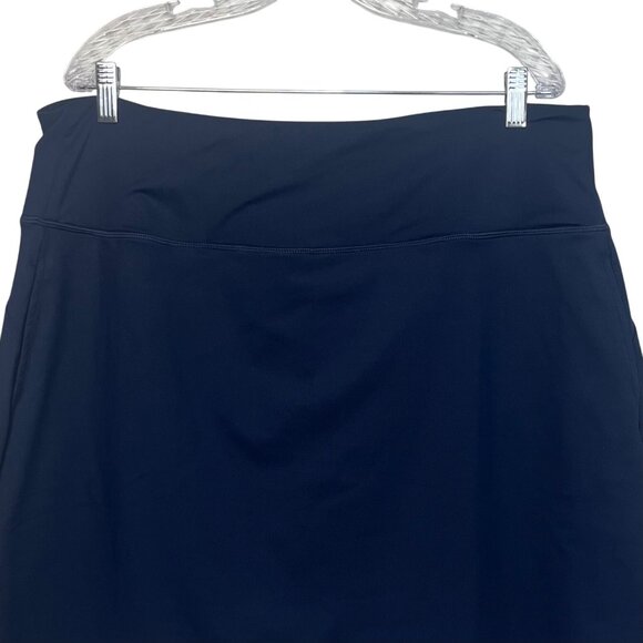 Xieerduo Womens Skort Modest Knee Activewear Pockets Blue Size 3XL New - Picture 3 of 9